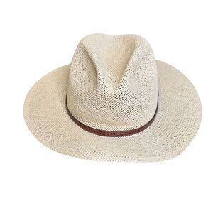 Vintage Dobbs Fifth Avenue Montagne Hat 7 1/4 Wool Natural Tan Western